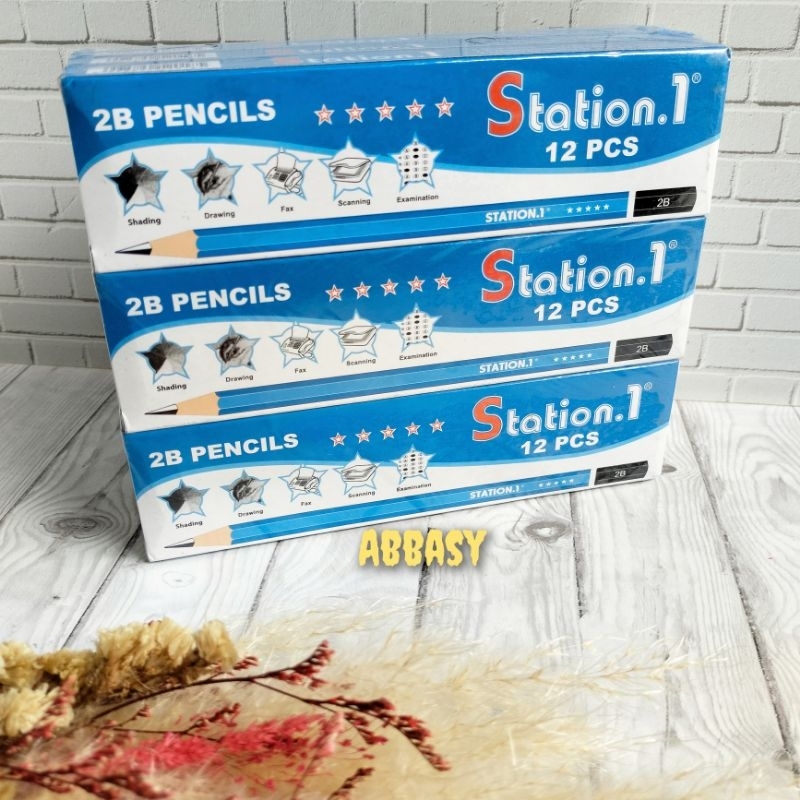 

Pensil STATION 2B / pensil murah ( isi 12 pcs )