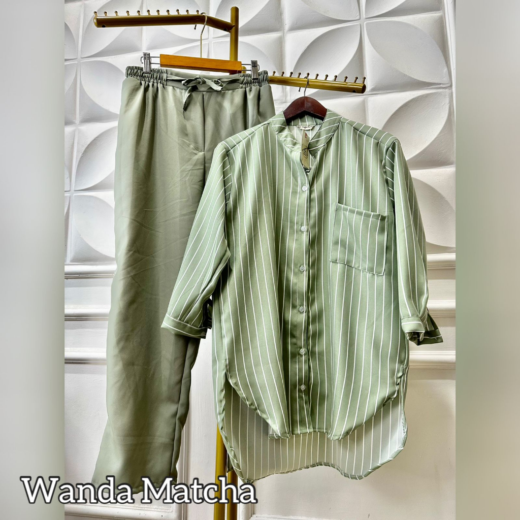 Setelan Wanita Kekinian Motif Pelangi Oneset Eisya Salur Lurik Garis Bahan Syakila Twill Size Sampai BB 95 kg