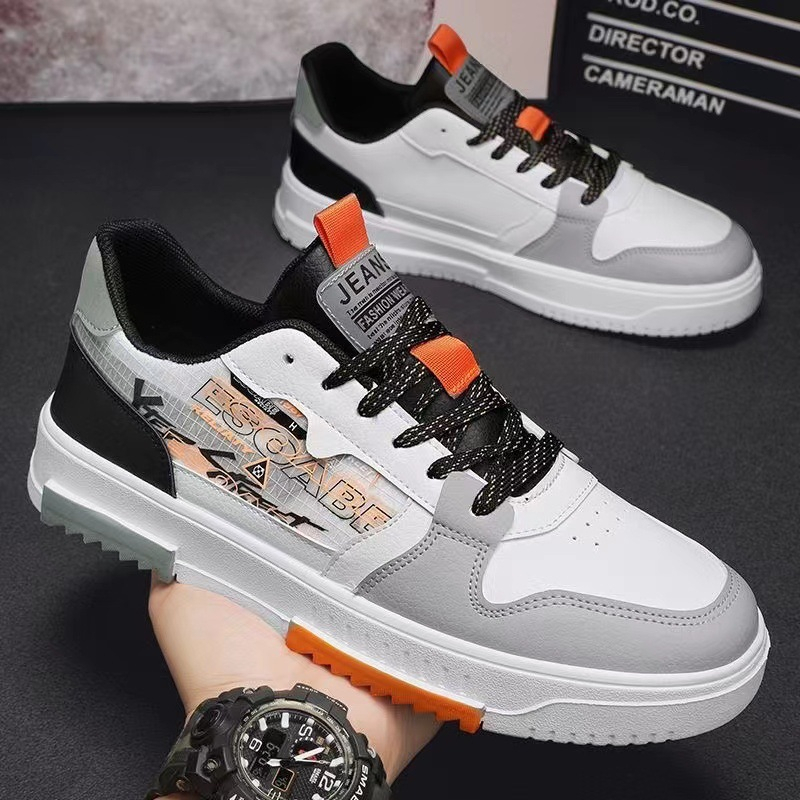 TBIG [COD] Sepatu Sneakers Pria ESOABE Sepatu Import Murah Pria Sekolah Kuliah Kerja