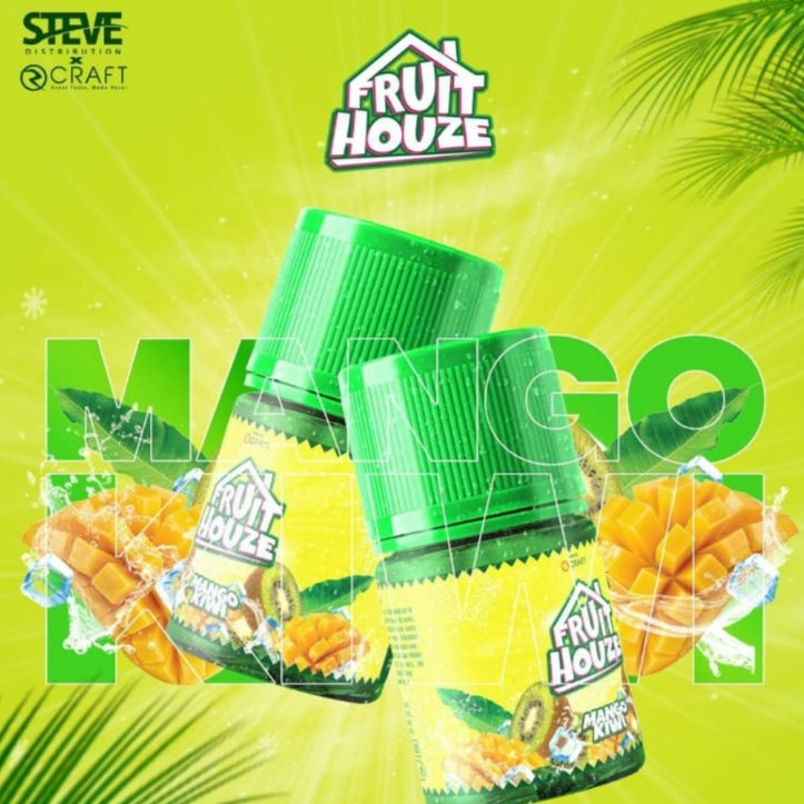 Fruit Houze Mango Kiwi 60ML by Rcraft x Steve - Liquid Fruity Houze