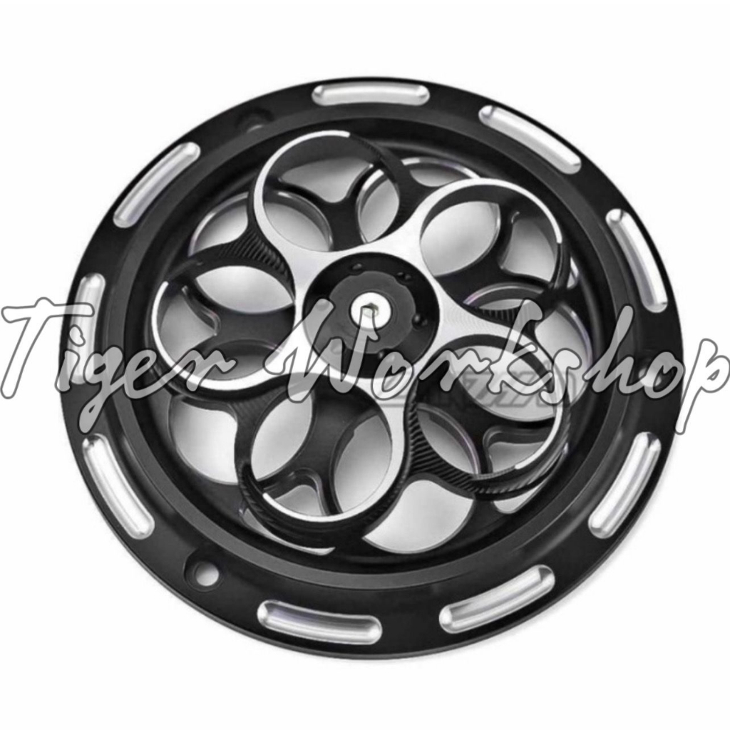 SPINNER COVER PELINDUNG KIPAS RADIATOR CNC VESPA SPRINT PRIMAVERA LX S125 SCOOPY BEAT FI MIO VARIO COVER KIPAS SPINNER CNC