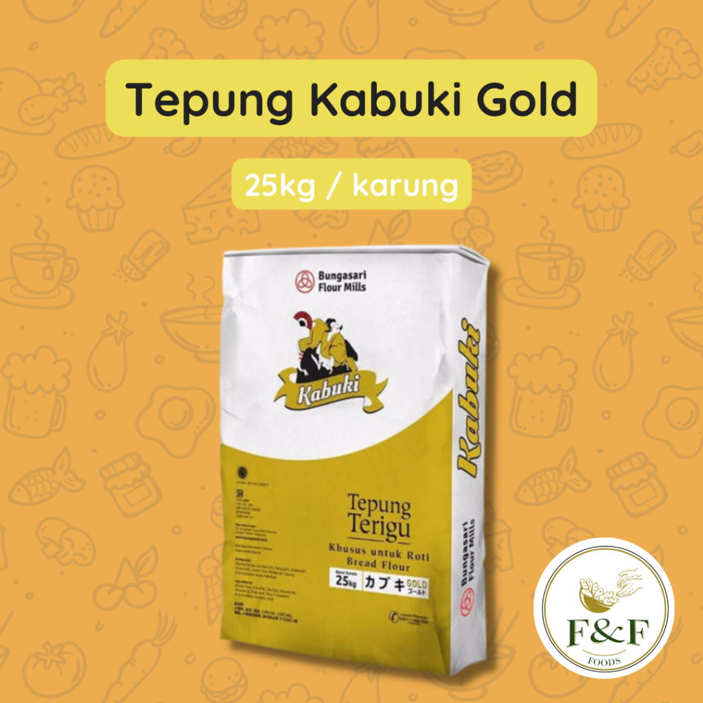 

Tepung Kabuki Gold 25kg | Tepung Kabuki | Tepung Ramen | Tepung Terigu | Tepung Karung