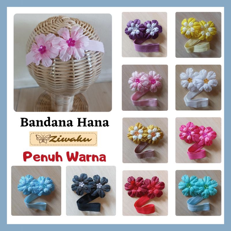 Bandana Bayi HANA Bando Anak Aksesoris Rambut Ziwaku