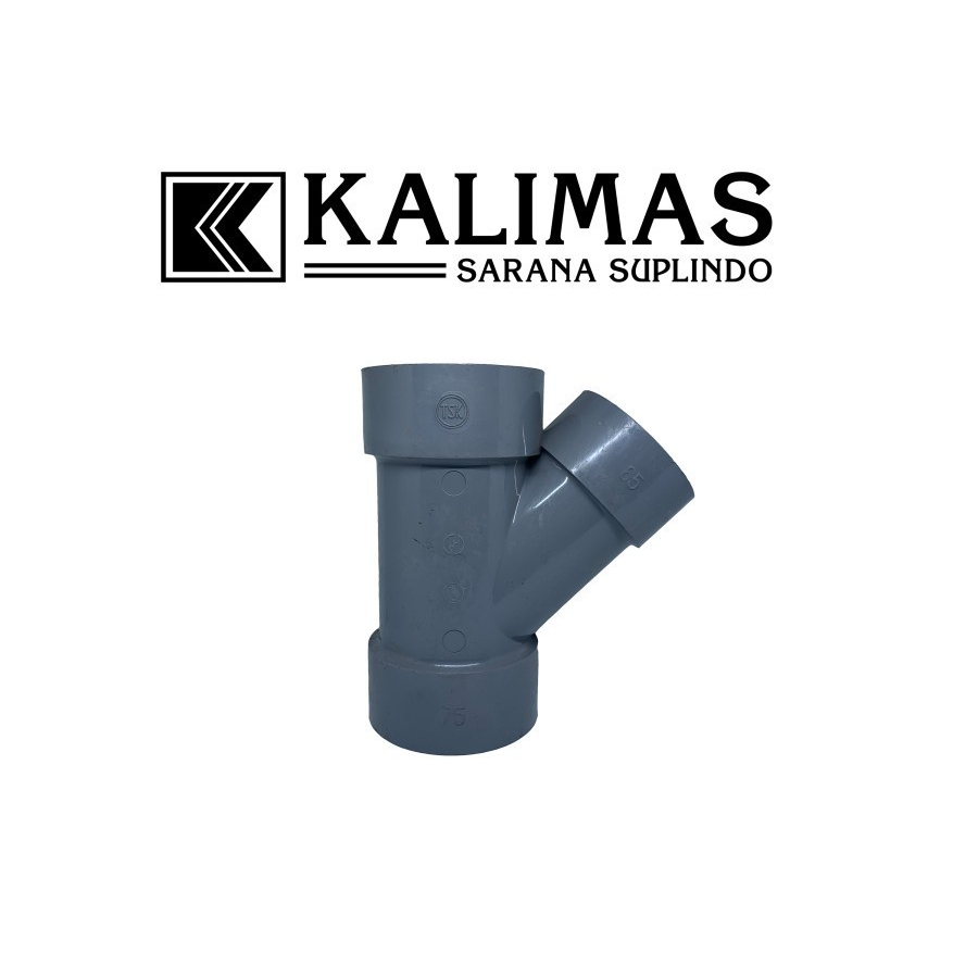 Vlok Y PVC D (JAPAN) d. 4" x 2 1/2"