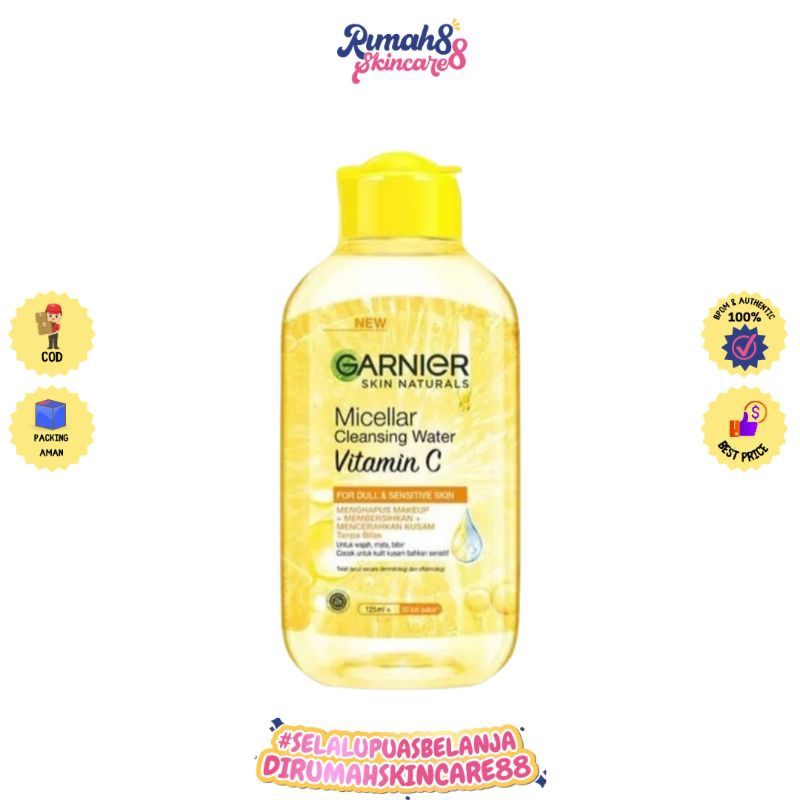 GARNIER Micellar Cleansing Water Vitamin C 125ml BPOM