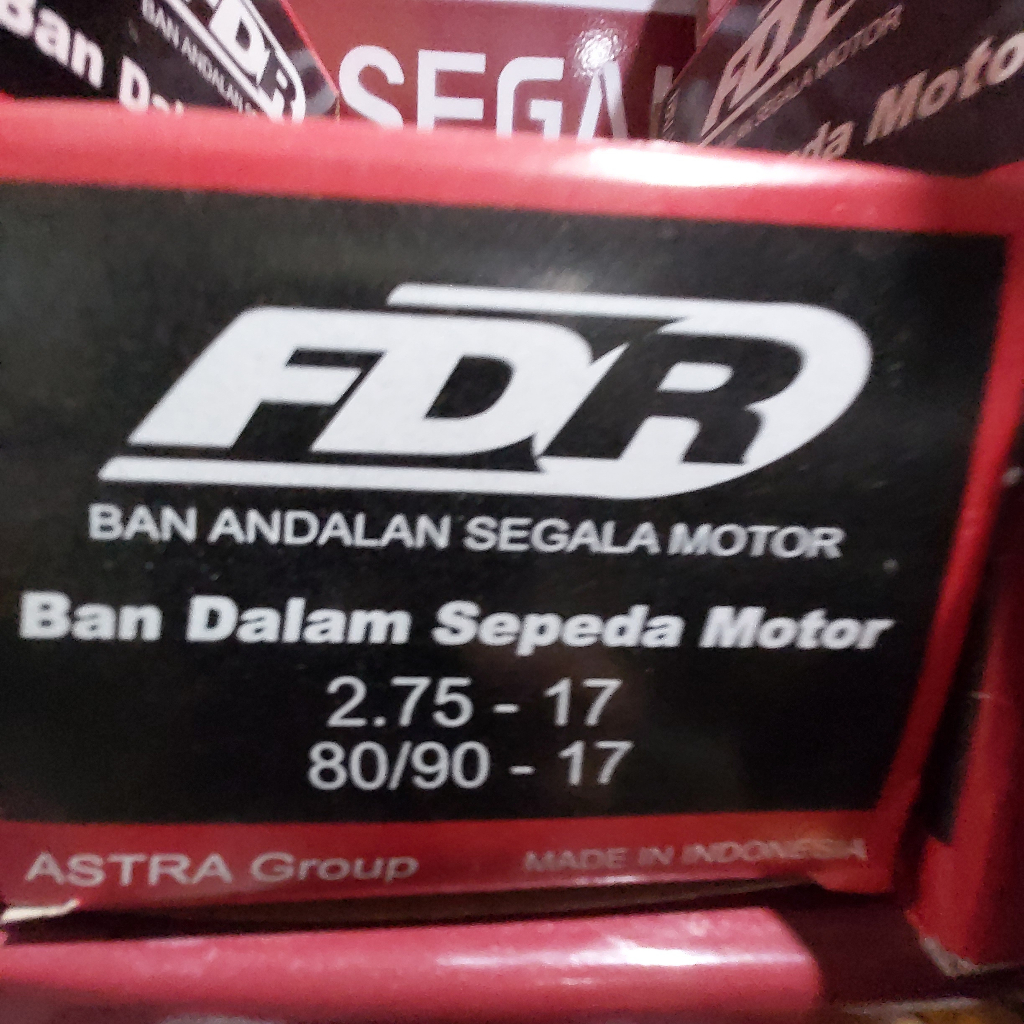Ban Dalam FDR 275-17 80/90-17 Ring 17 Motor Bebek