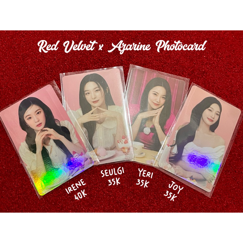 Red Velvet Azarine Photocard