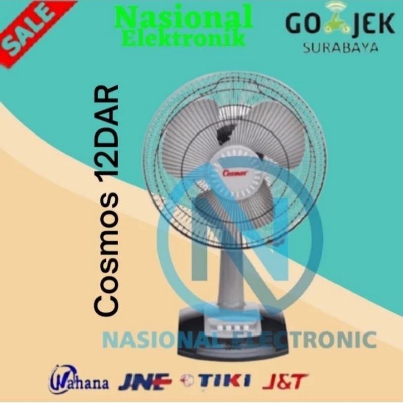 kipas angin cosmos 12DAR/ kipas angin duduk cosmos 12 DAR/ kipas angin meja cosmos 12DAR 12inch