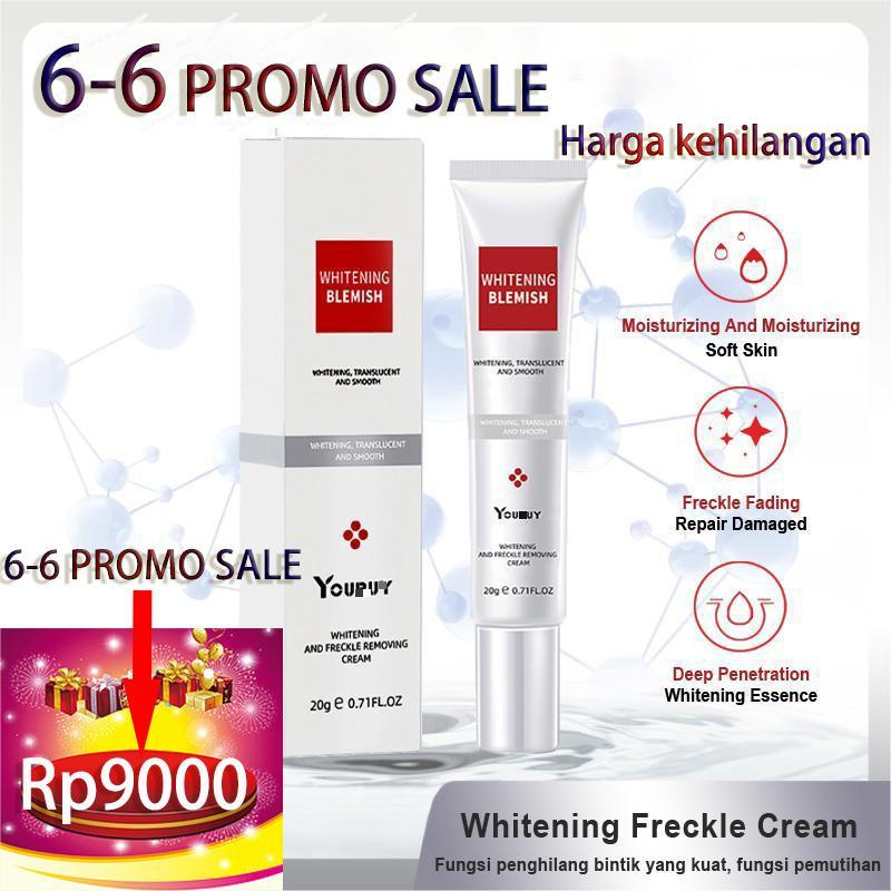 6-6 Youbuy Whitening Freckle Cream Remove Dark Spots Anti Freckle Cream Niacinamide Fade Pigmentation Melasma Brighten Creams