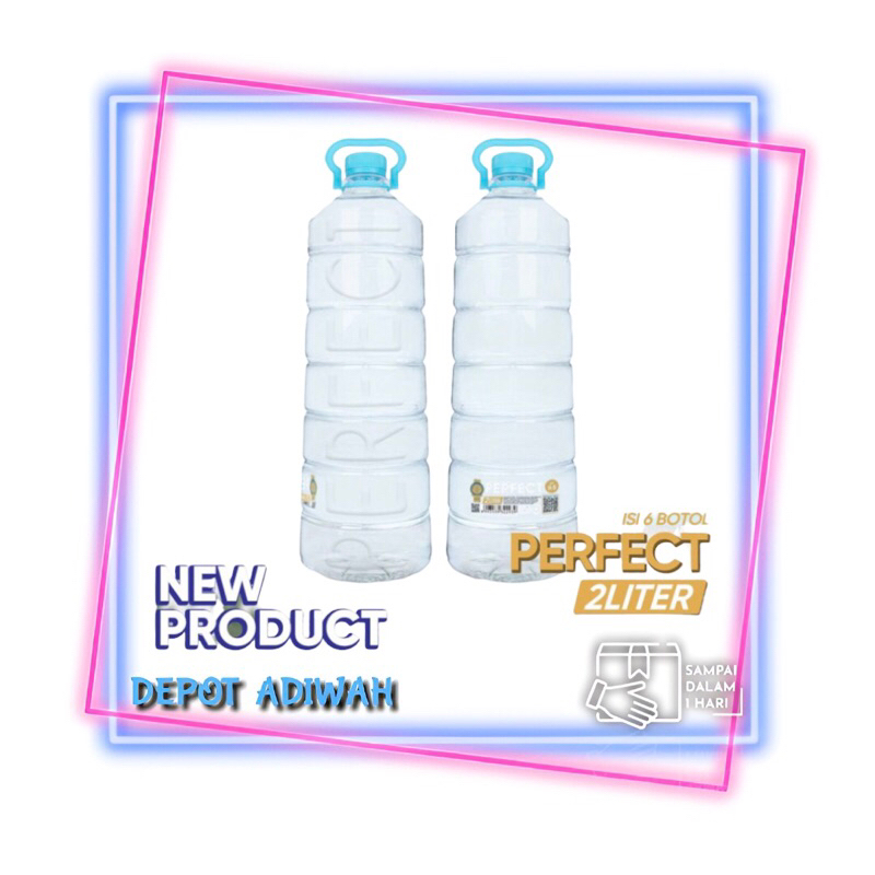 

Perfect Alkaline water pH9.5 pet 2L per karton (isi 6 botol)