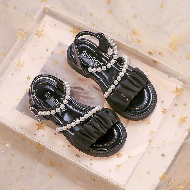 Bobozai Sandal Sepatu Anak Cewek Import sepatu mutiara Sepatu putri K007