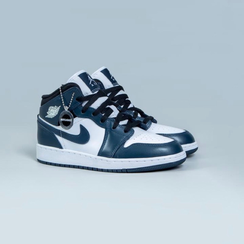 Air Jordan 1 Mid Armory Navy GS Women