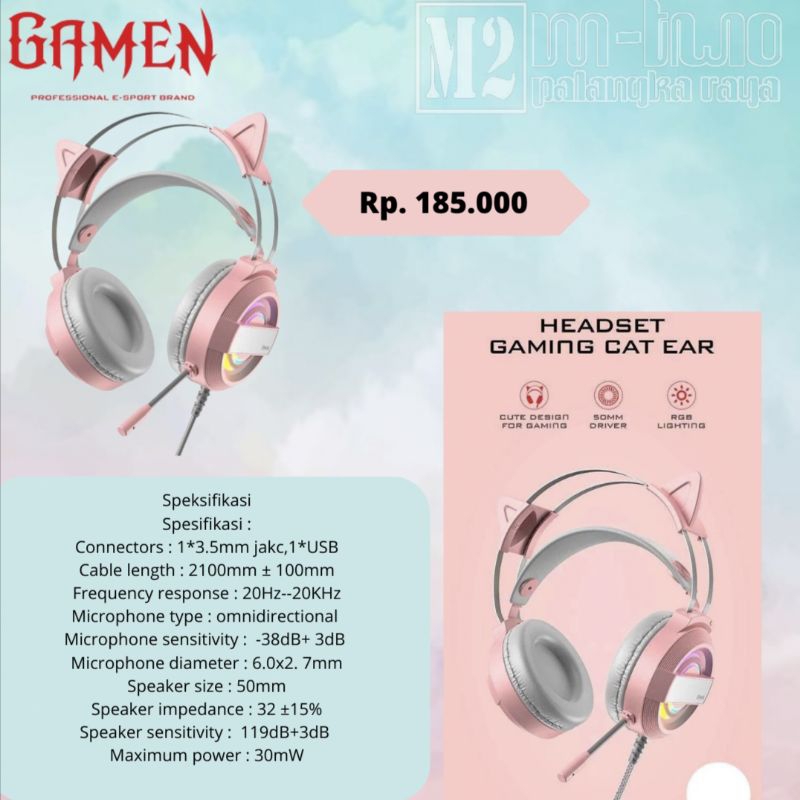 Headset Gaming GAMEN