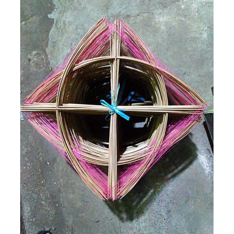 rangka layangan bambu apos halus