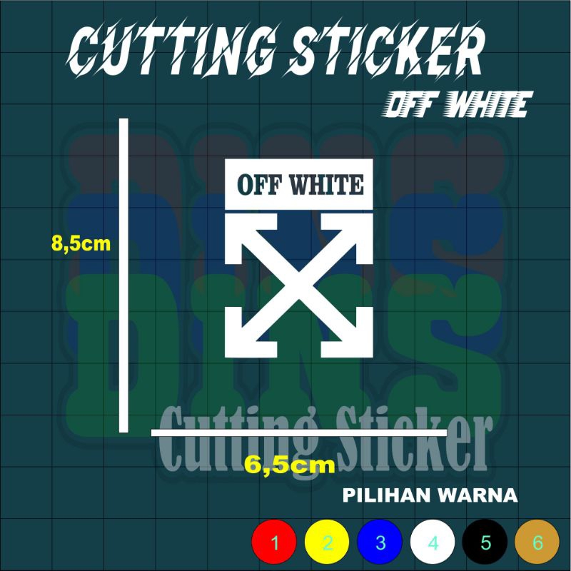 

cutting stiker OFF WHITE