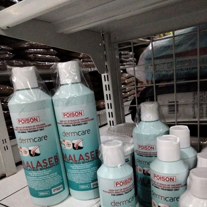 Poison dermcare Shampo Malaseb 500 ml Shampo hewan Malaseb  500 ml