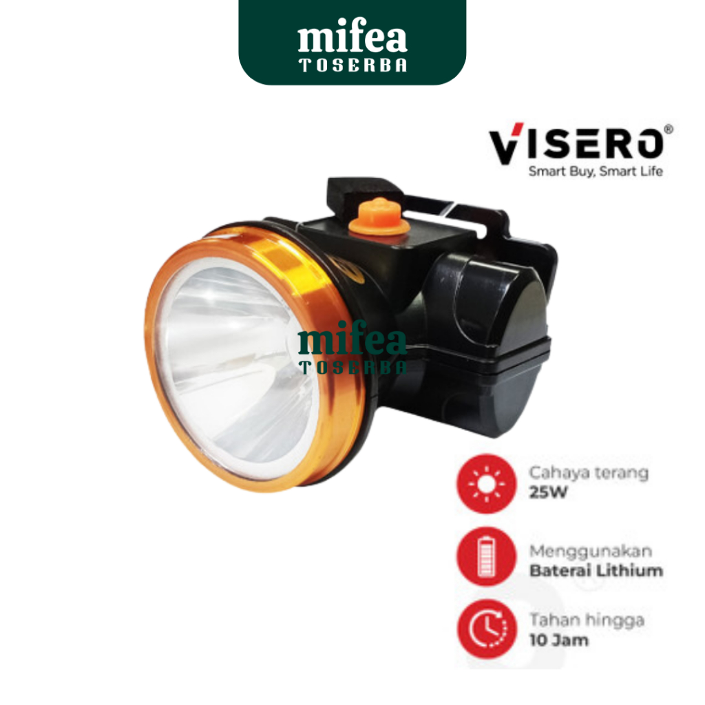 Senter Kepala Visero VHL - 0125AY KUNING