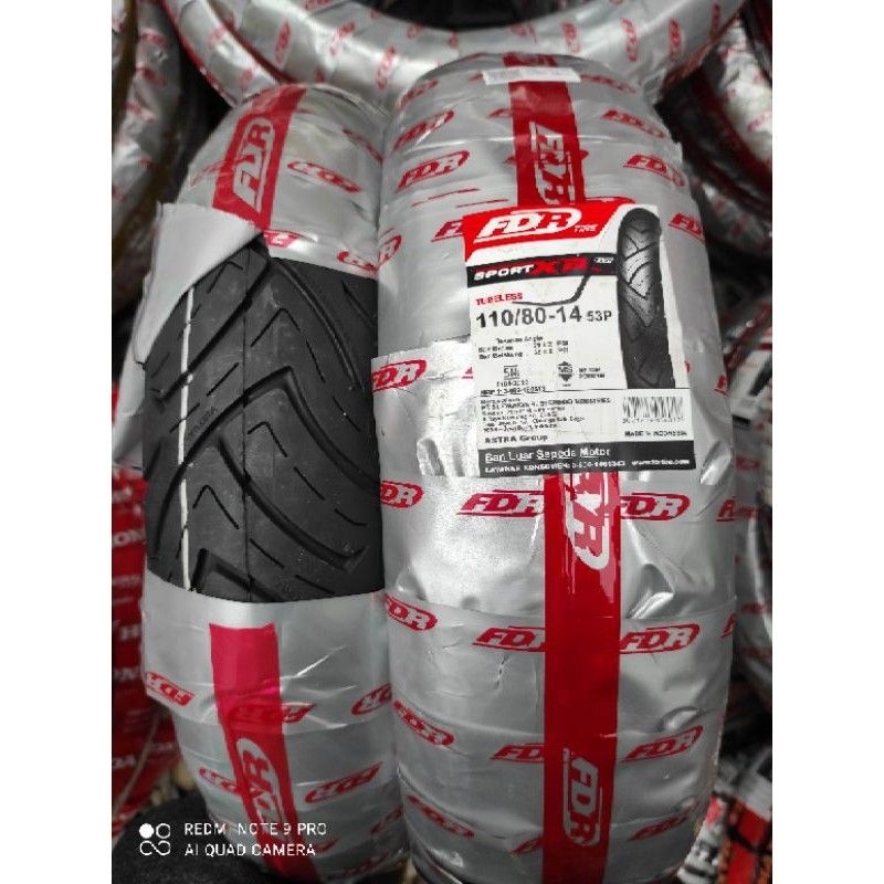 Ban Luar Tubles 110/80-14 FDR Sport XR EVO 110 80 14
