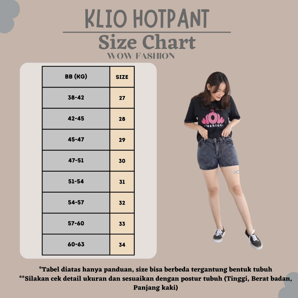 WOW-Klio Hotpant//Celana Jeans Pendek Wanita// Celana Hotpan//Hotpan Jeans