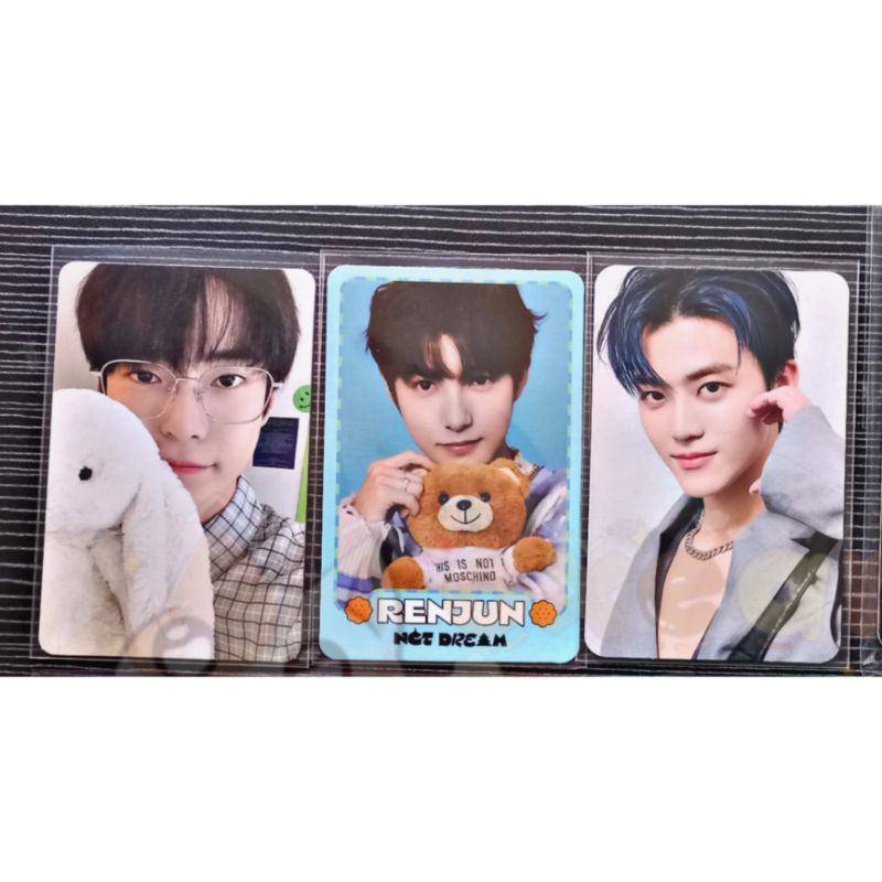 Pc  TC Renjun candy concept/konsep Biru Boneka, Jaemin Pink Christmas Wink,  Dicon 102, Jaemin BFE B