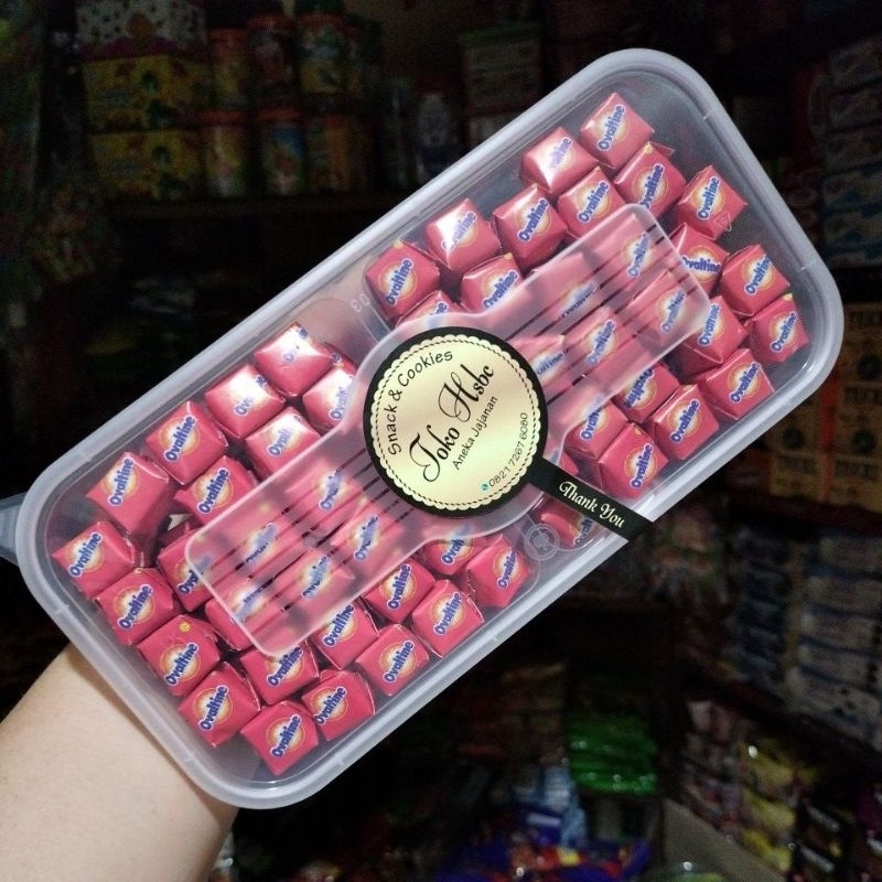 

Ovaltine cube double cokelat harga 1 cup dua sekat isi 100pics