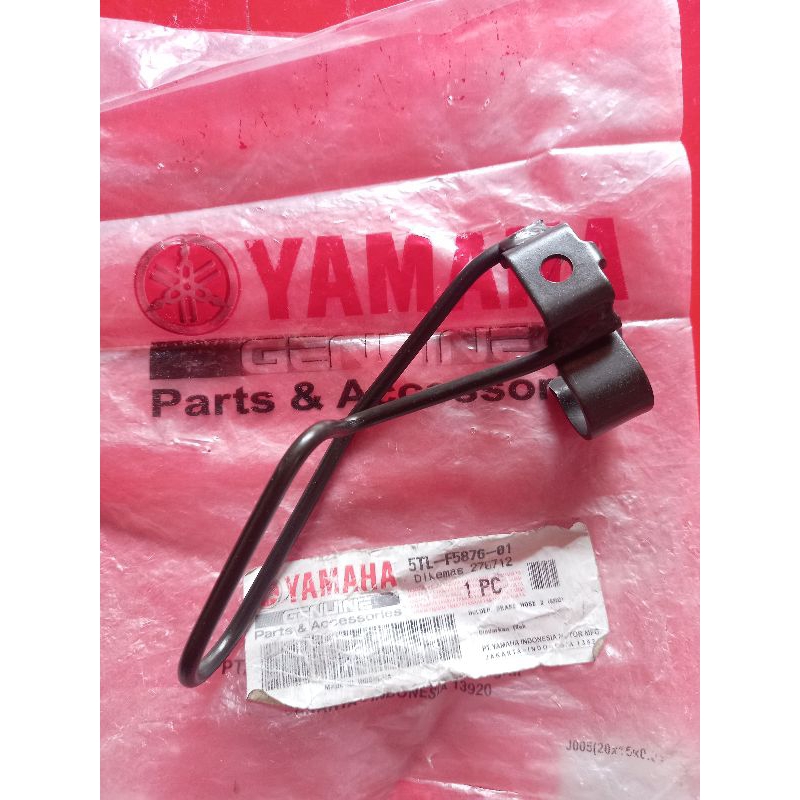 Clamp Klem Bracket Breket Selang Slang Rem Depan Bagian Atas Mio Smile Sporty Soul Original