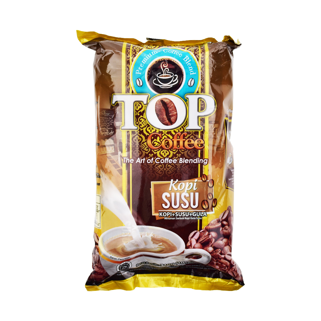 

KOPI SUSU INSTAN TOP COFFEE MILK 3IN1 ISI 10