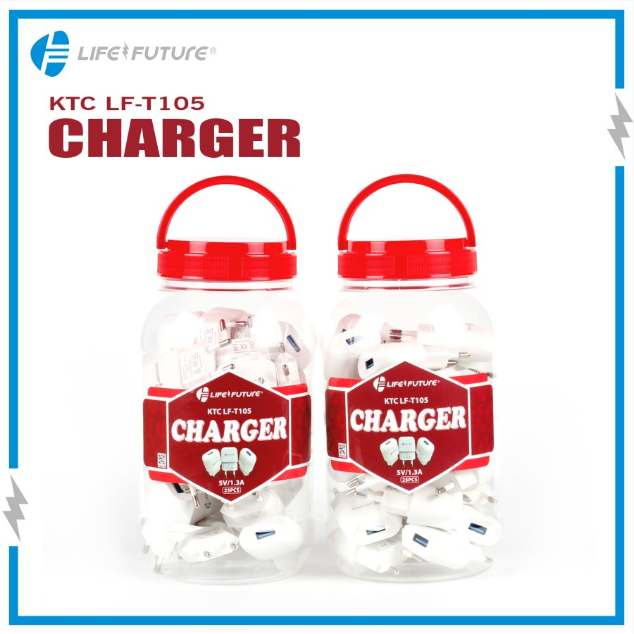 Adapter Charger Kepala Charger Batok Charger Life Future T-105