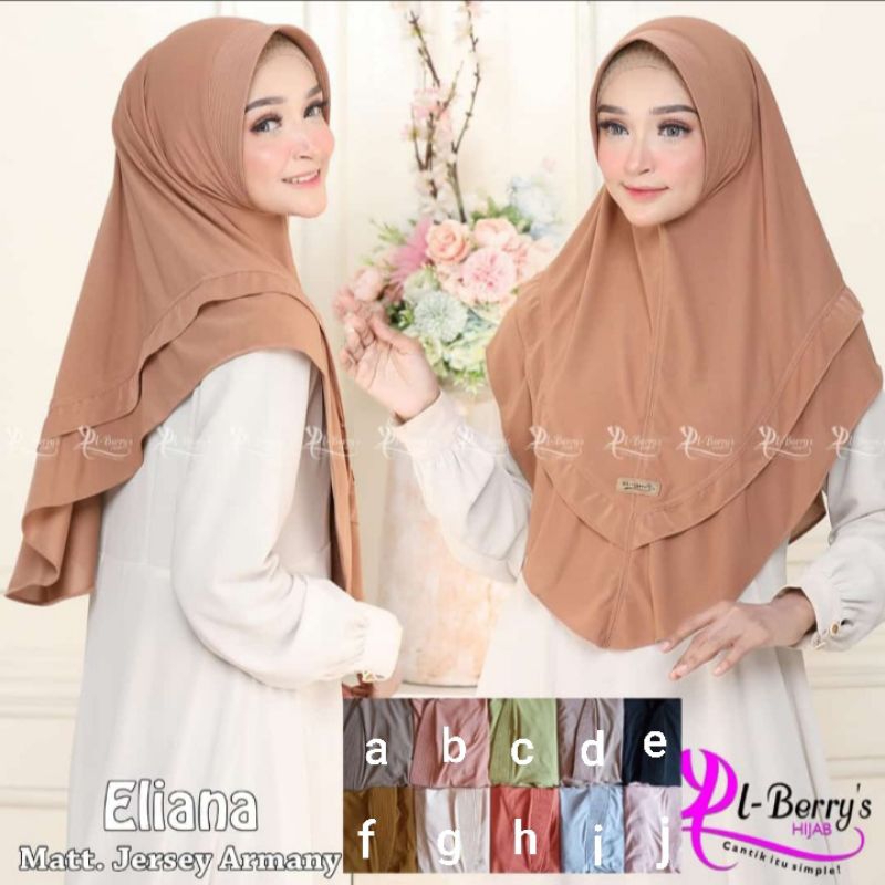[COD] KHIMAR ELIANA // EL BERRYS HIJAB // JILBAB SIMPLE PET // KERUDUNG INSTAN POLOS
