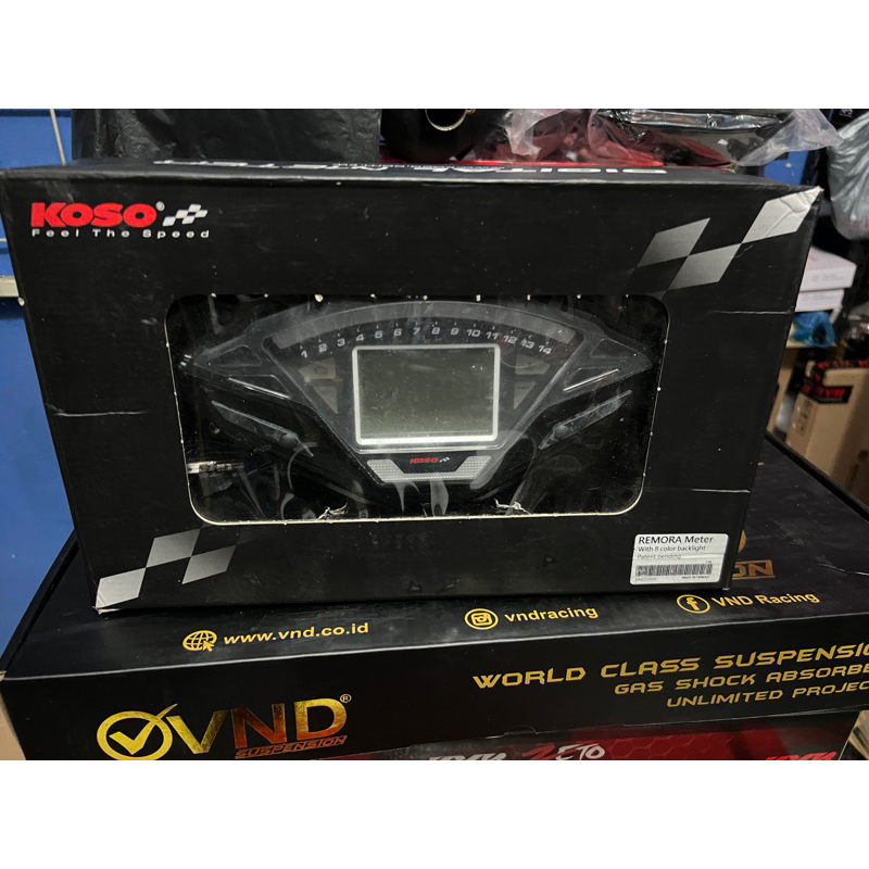 Speedometer digital koso vario 125 150 led pnp original koso
