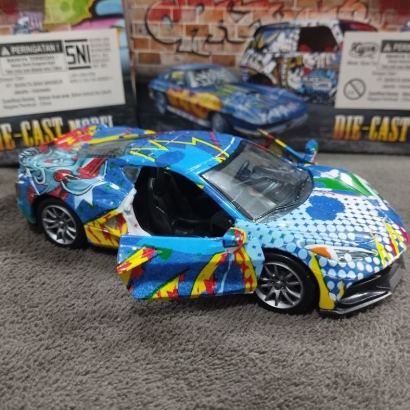 Die-Cast Mobil Sports Grafity Police Cars /Mainan Pajangan Mobil Sport/ Mainan Koleksi Keluarga