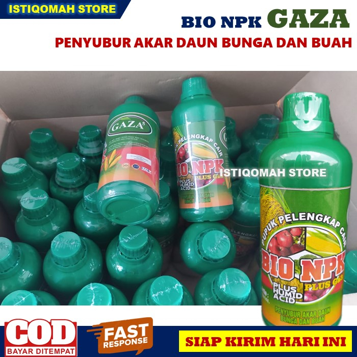 Pupuk Penyubur Akar Daun Bunga dan Buah Tanaman Durian BIO NPK GAZA 500ML Pupuk NPK Cair Tanaman Durian Terbaik, Pupuk Durian Agar Cepat Berbuah Lebat Rasanya Manis dan Mantap, Pupuk Organik Tanaman Durian yang Bagus dan Manjur