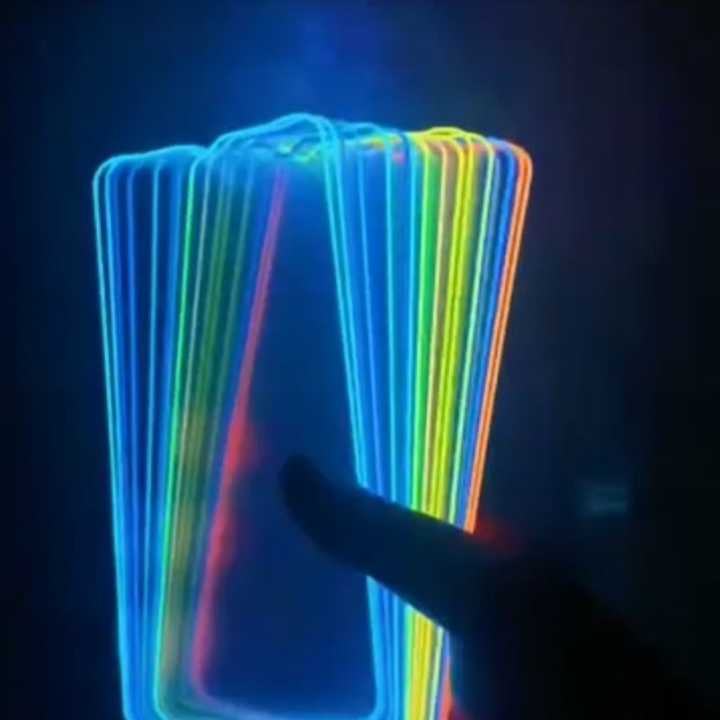 Templerglas Hp Realmi C21y Nyala Di Tempat Gelap
