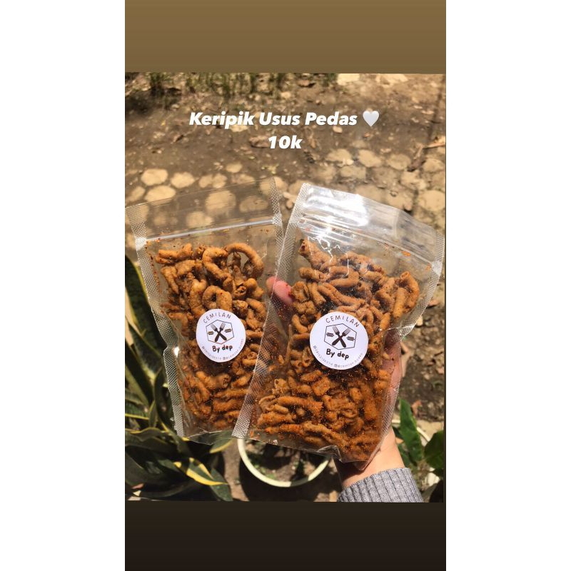 

Keripik Usus kemasan 90 gram/250 gram/500 gram