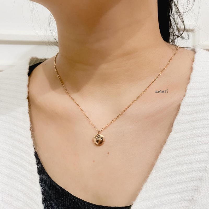 yumi Neclace /kalung simple / Kalung unik/ Kalung titanium/ kalung anti karat/ kalung korea/ aksesor