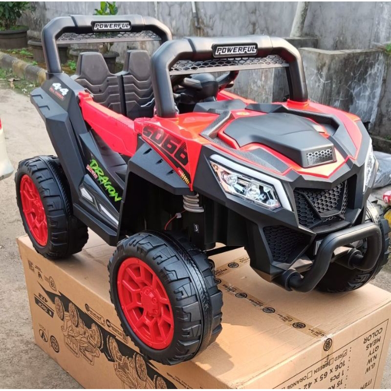 Mobil Mainan Anak Aki UTV Jeep Dragon Volta 5066&amp;5066 Ban Full Eva