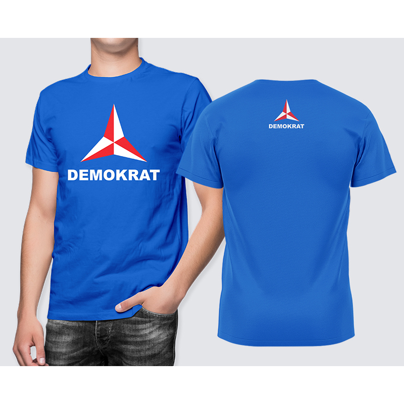 Riashop - Kaos Partai Politik Partai Demokrat | Kaos Katun Demokrat