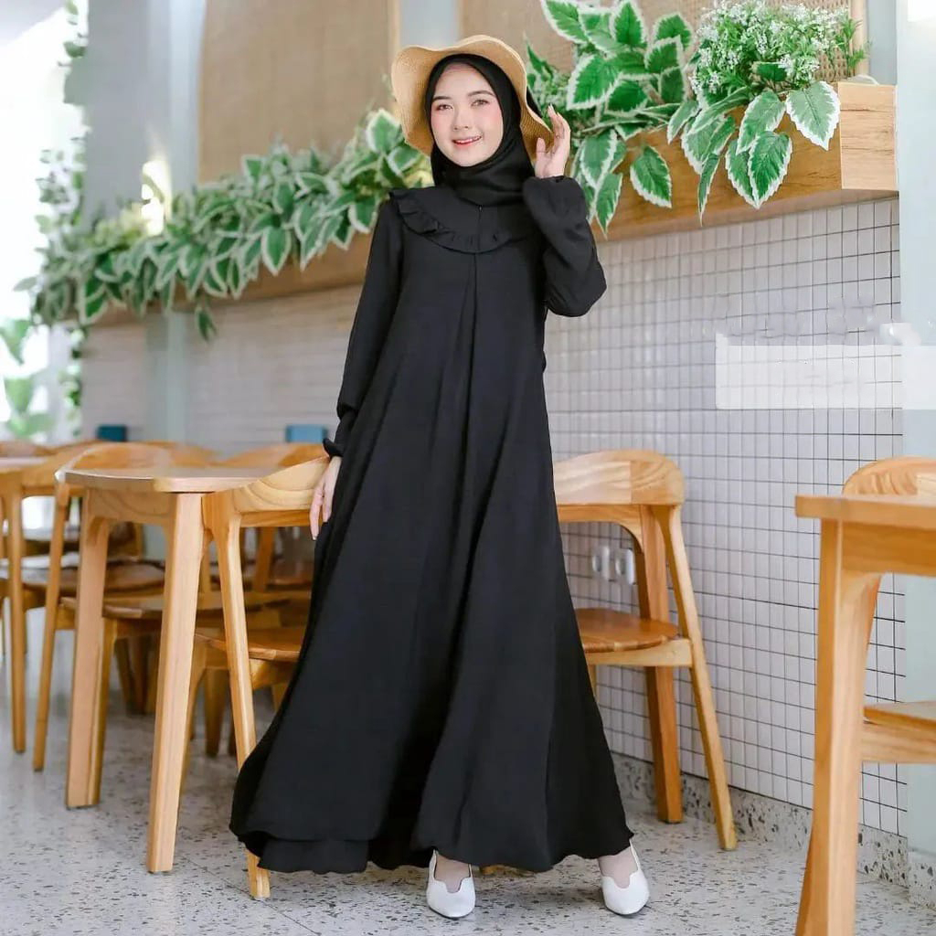 [COD] Shazfa.apparel - Gamis Muslim Wanita Terkini Nana Dress