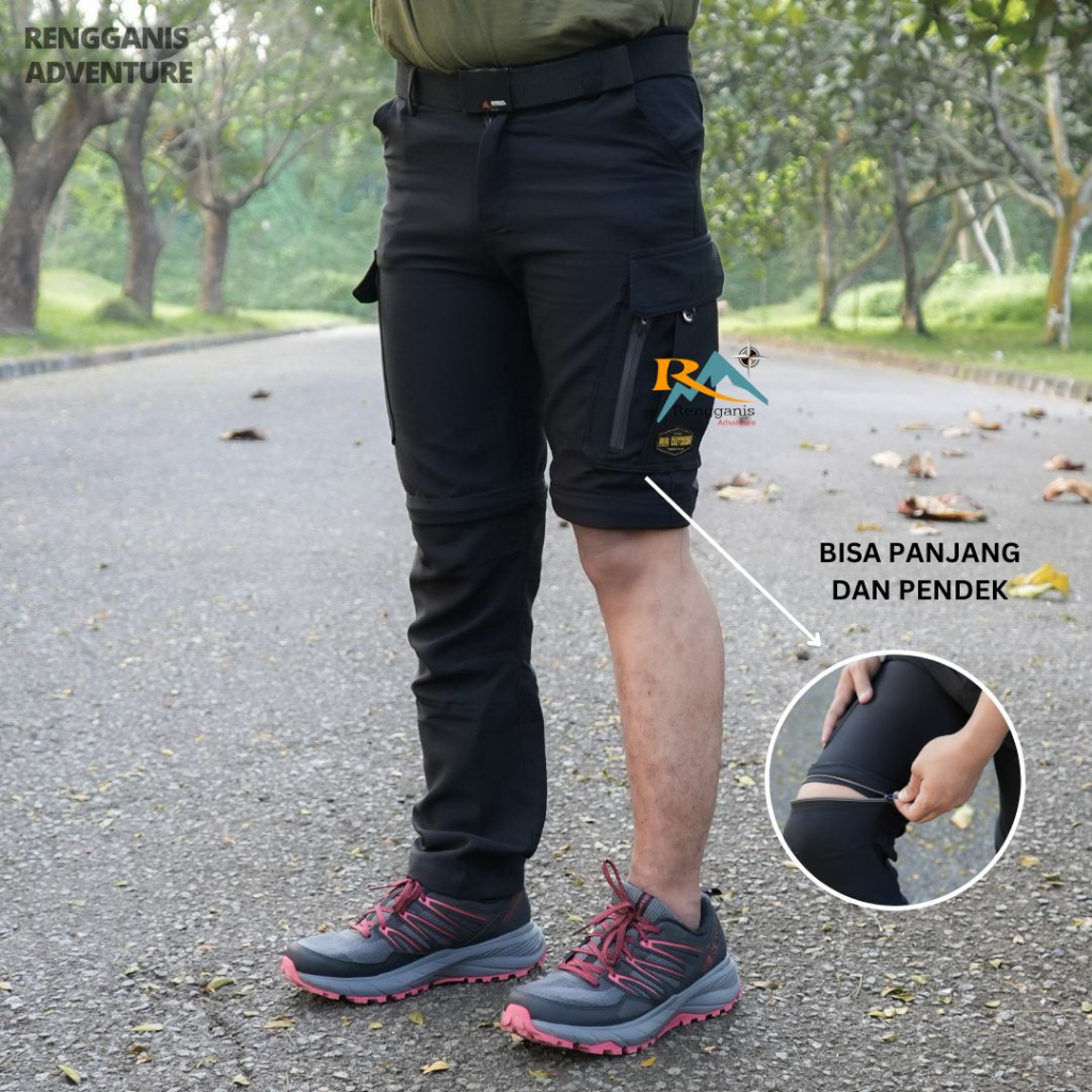 CELANA GUNUNG SAMBUNG RIR OUTDOOR CELANA PANJANG PENDEK CARGO UNISEX OUTDOOR