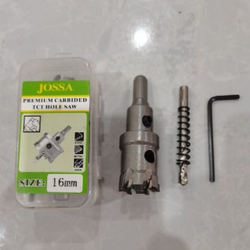 hole saw tct 16mm jossa/hole saw 16mm tct jossa