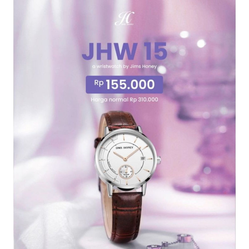 JIMS HONEY JAM TANGAN JHW 15 / JAM TANGAN COUPLE JIMS HONEY
