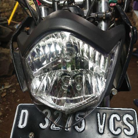 Reflektor lampu depan vixion old head lamp vixion lama standar Oval vixion new