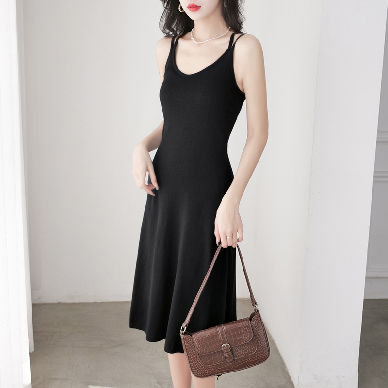 【Premium】Korean Slip Bodycon Midi Dress Casual 2107