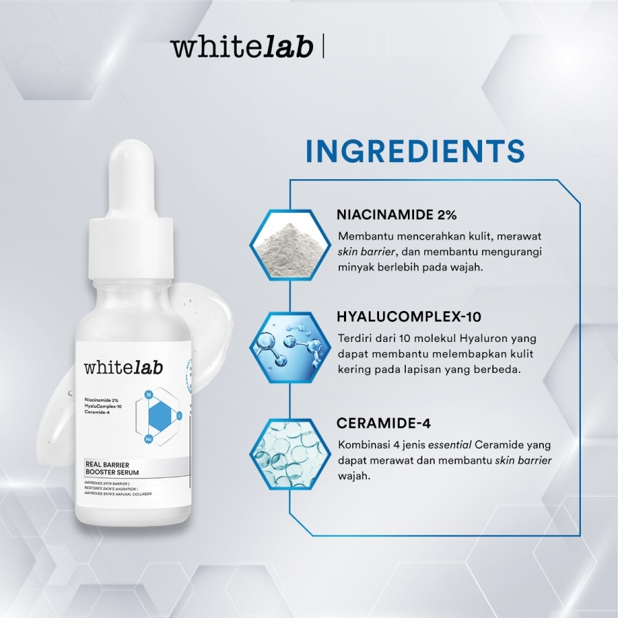 Whitelab Real Barrier Booster Serum - Serum Kulit Kering Skin Barrier