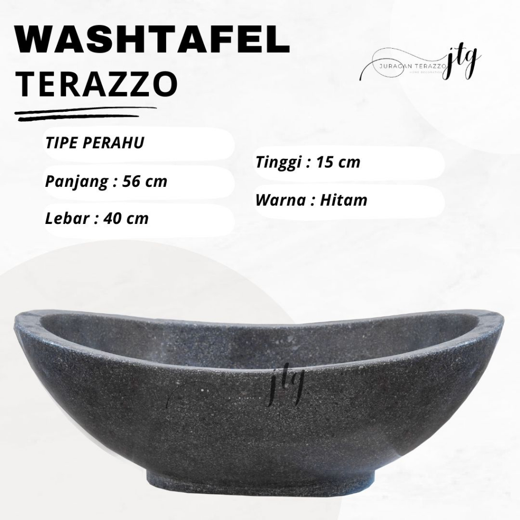 WASTAFEL PORTABLE TERAZZO CUCI TANGAN TANGAN MINIMALIS UNIK MARMER JURAGAN TERAZZO