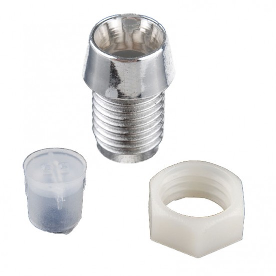 Soket Sarang Rumah LED Diode 5mm 3mm lamp holder dudukan lampu Housing dilengkapi spacer mur dan baut