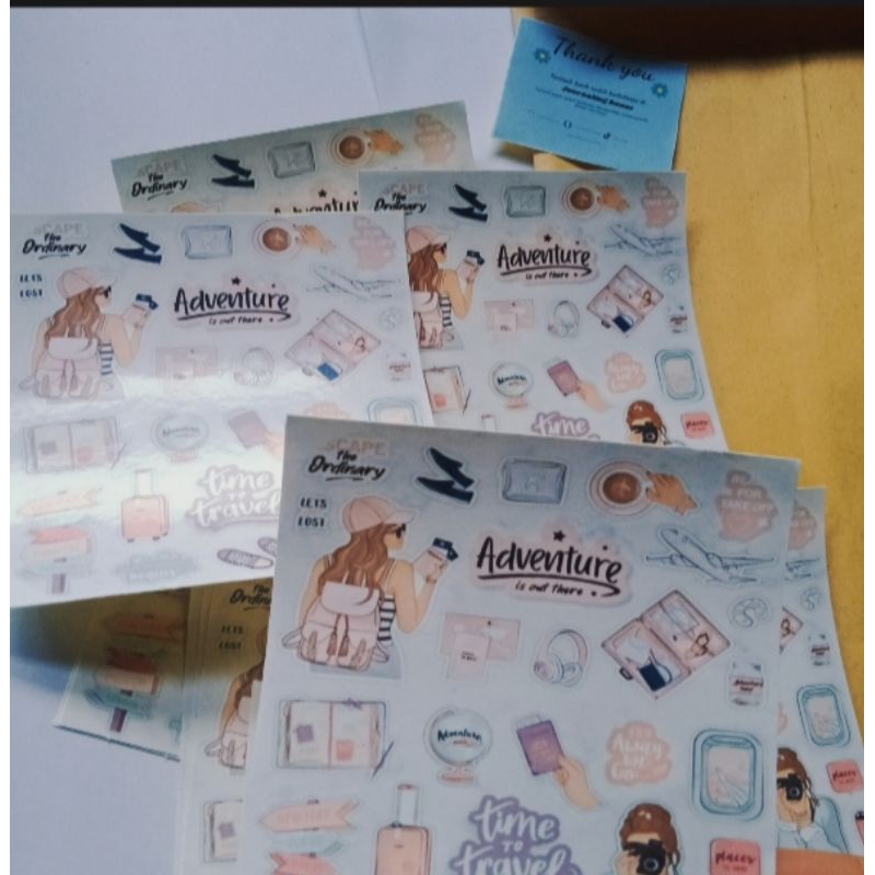 

demsshop_sticker journal aestetic TIME TRAVEL