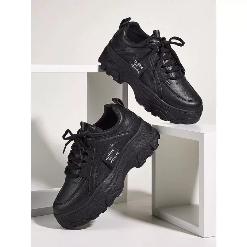 Sepatu Sneakers Chungky Wanita Sneakers Kasual Fashion Terbaru RH-03 - myshopid