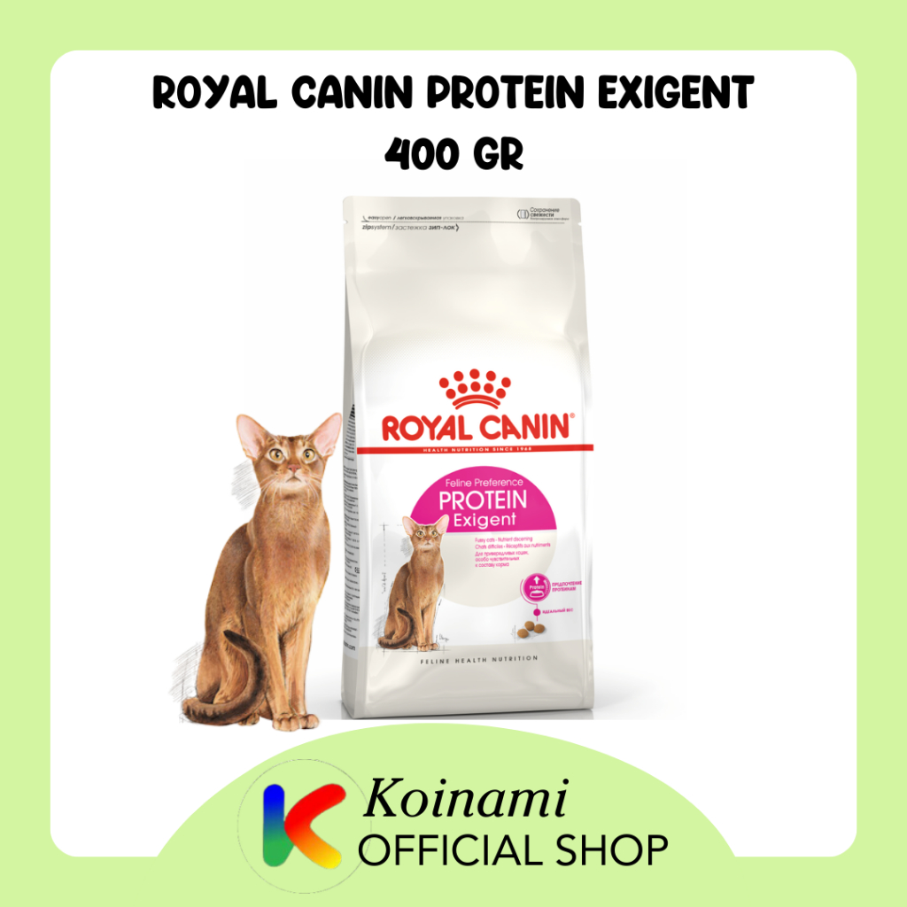 Royal Canin Protein Exigent Cat Dry Food 400 Gr / MAKANAN KUCING / RC