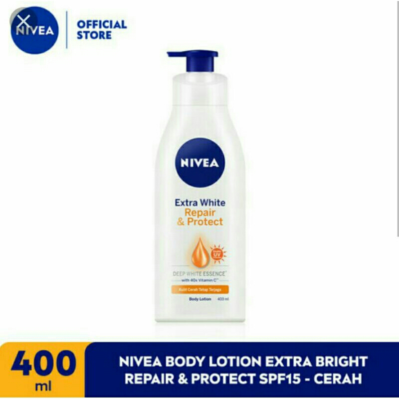 Nivea Extra White Repair & Protect 400ml / handbody / lotion